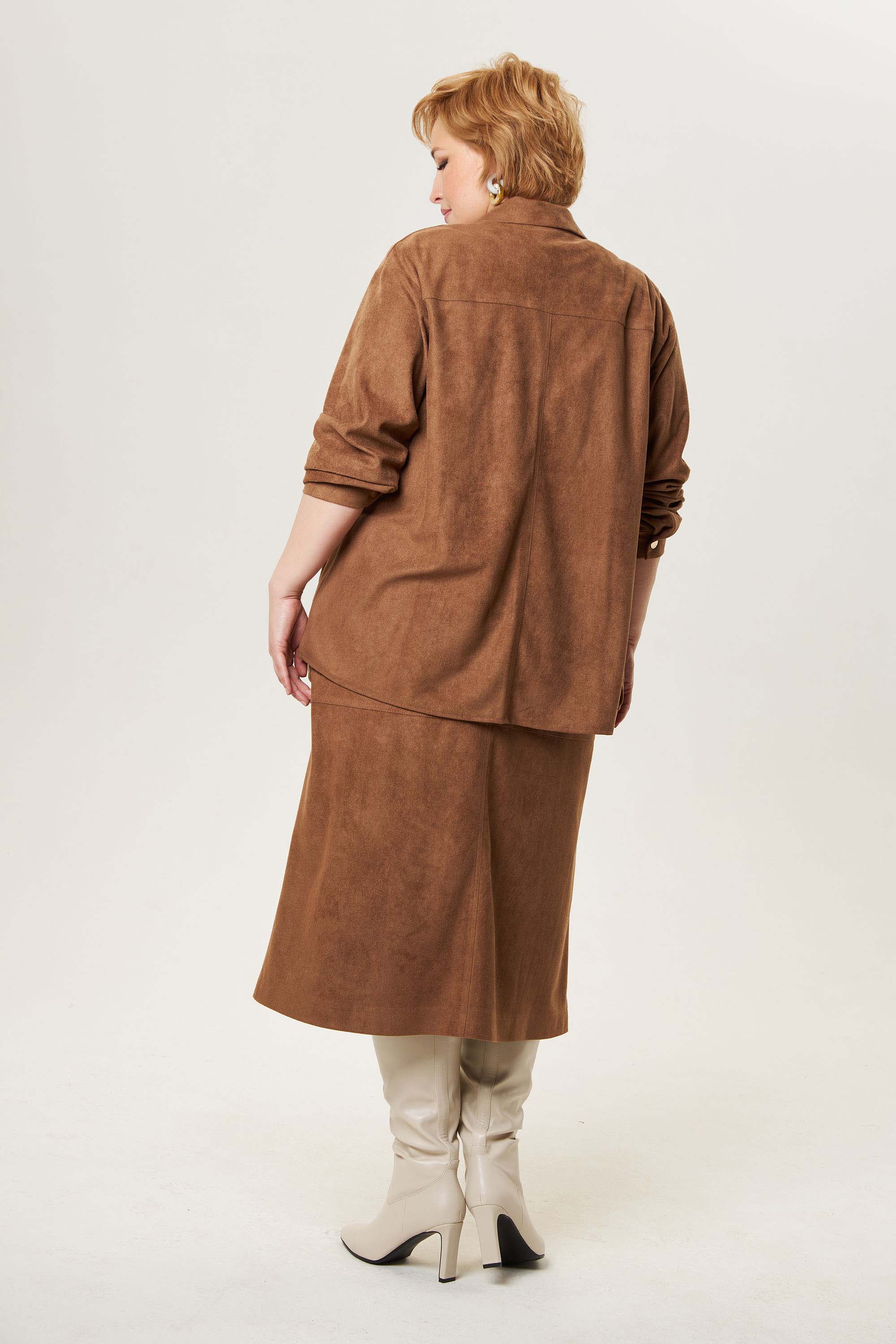 Замшевая юбка