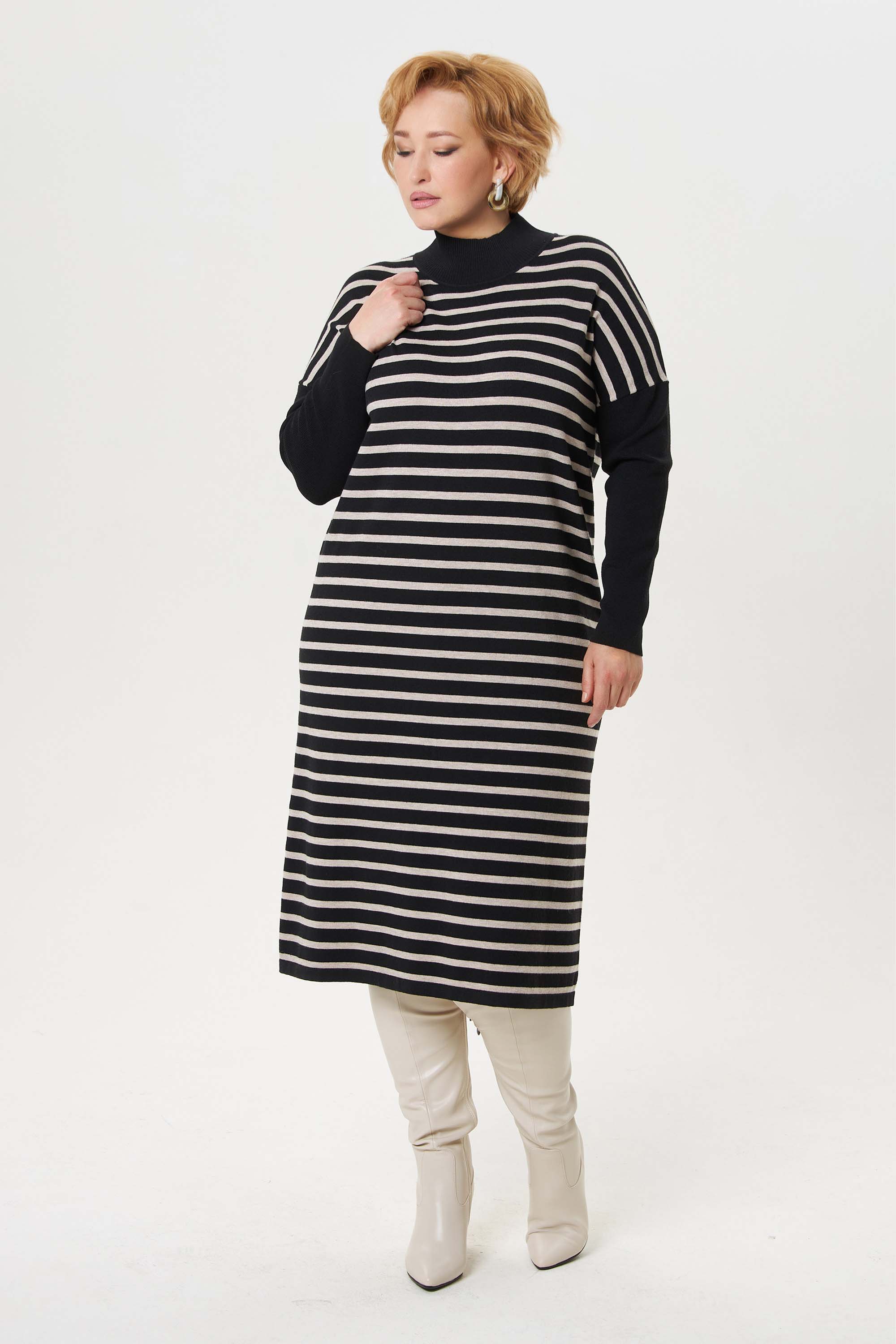 Платье лапша с шерстью