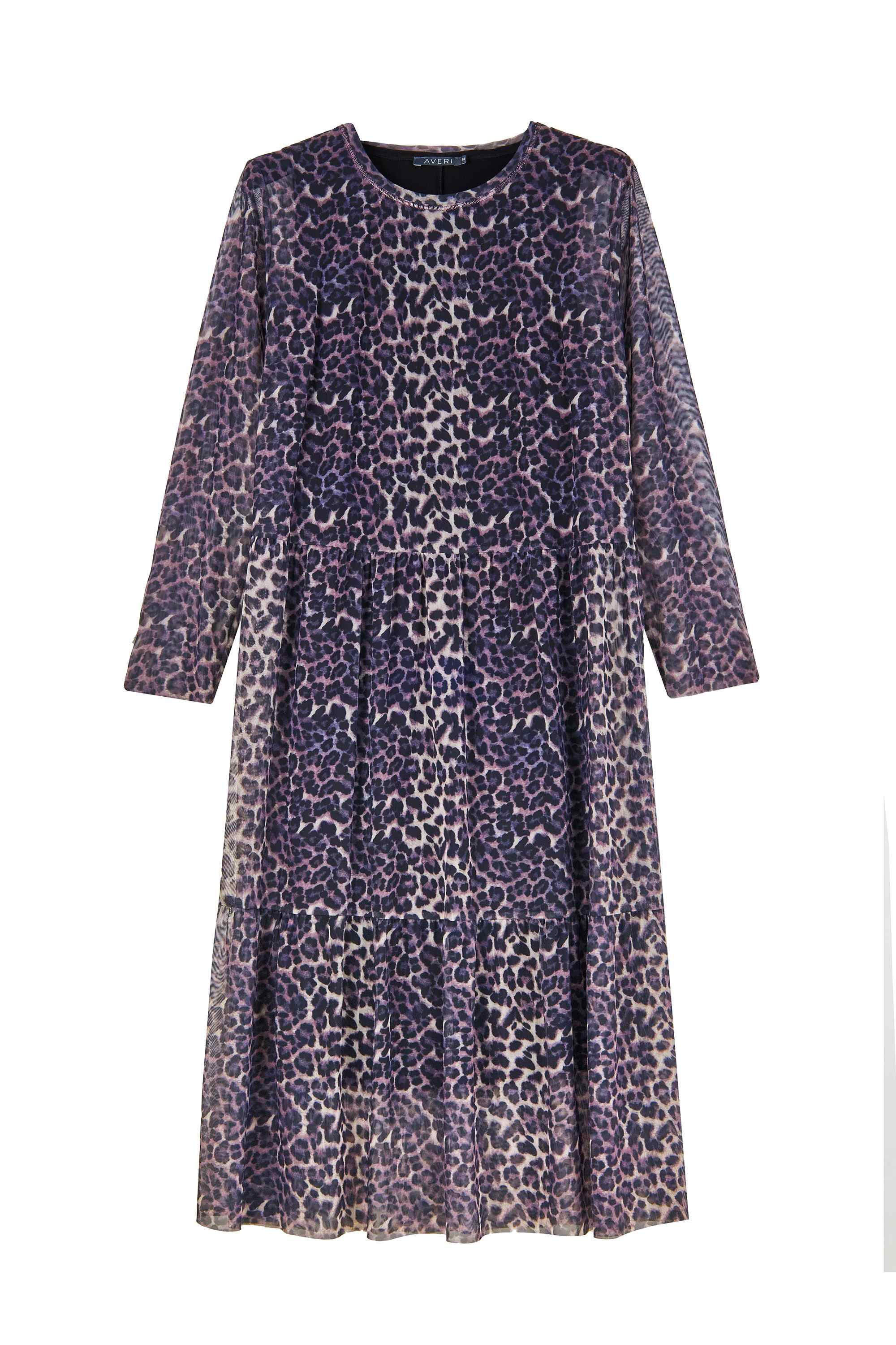 Платье-сетка двойное