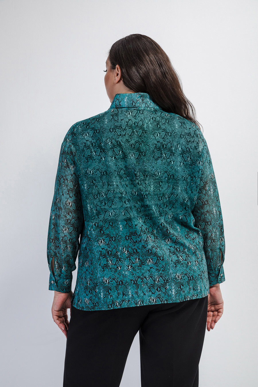 Двойная блуза с принтом