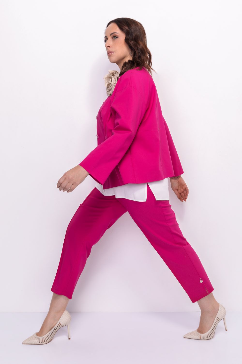 Жакет с круглым вырезом *PREMIUM