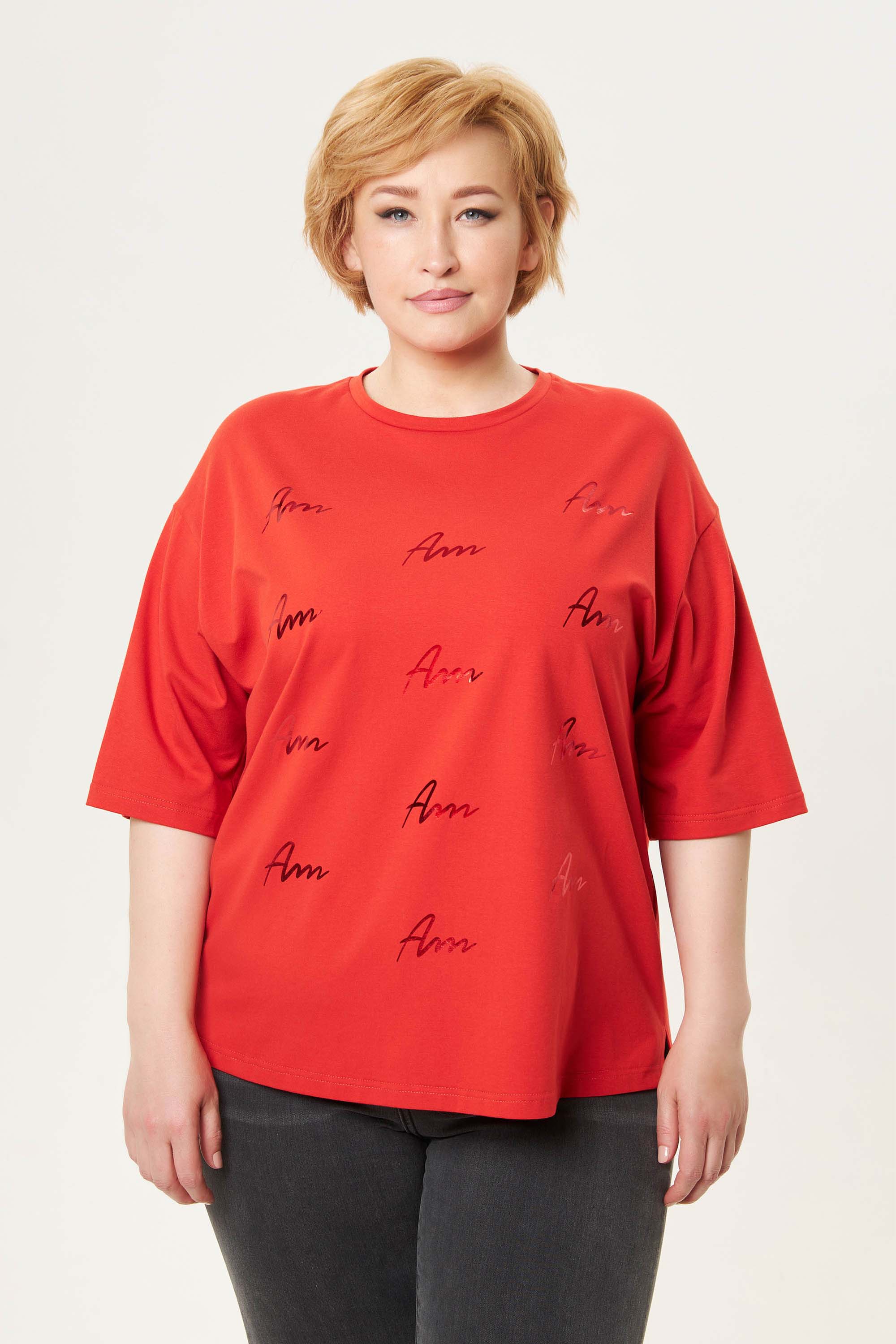 Футболка с принтом