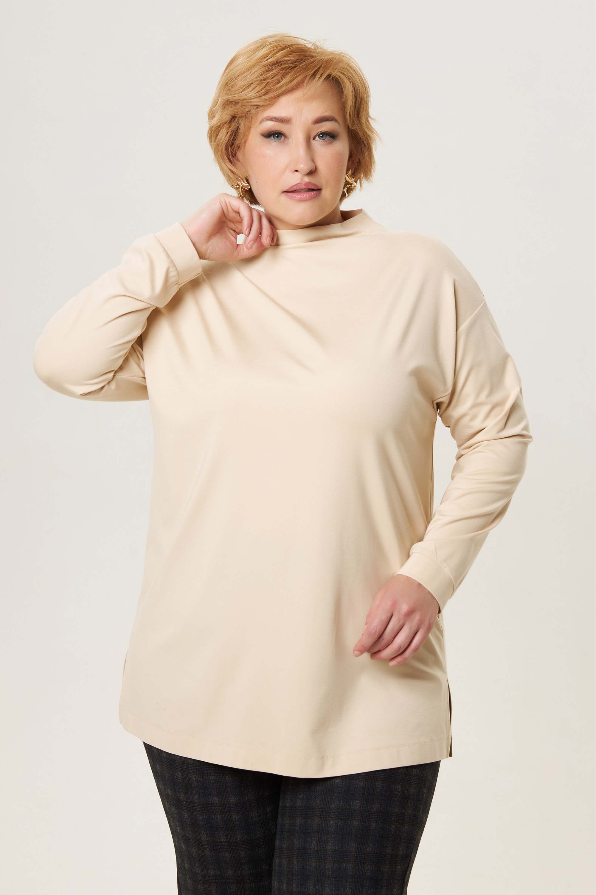 Лонгслив из вискозы