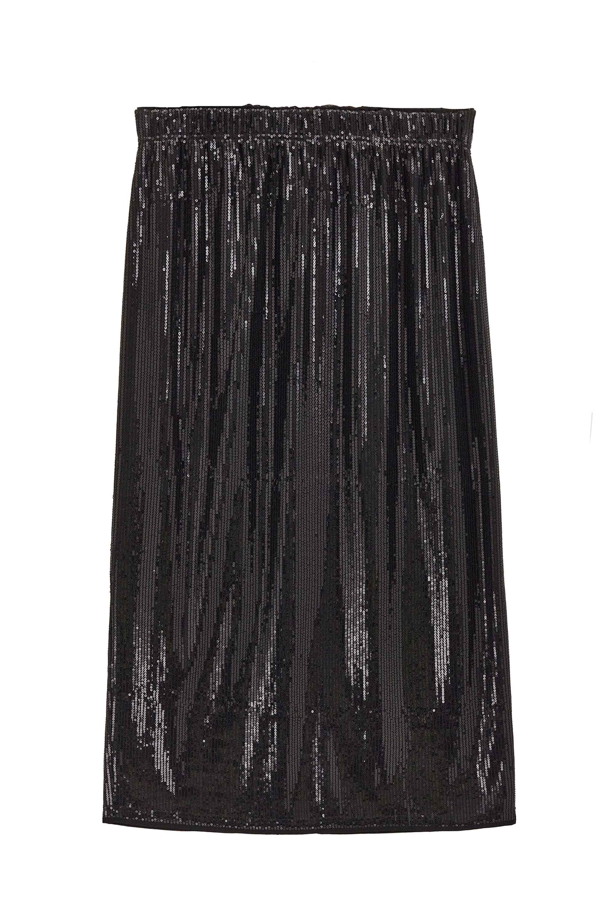 Юбка с пайетками